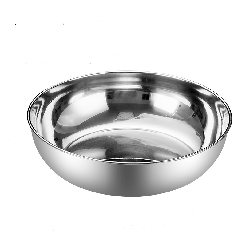 Stainless Steel Mixing Bowl Household Basin 32cm Large Dough Mixing Bowl Kneading Bowl Salad Bowl Cooking Bowl Baking Egg Beating Bowl