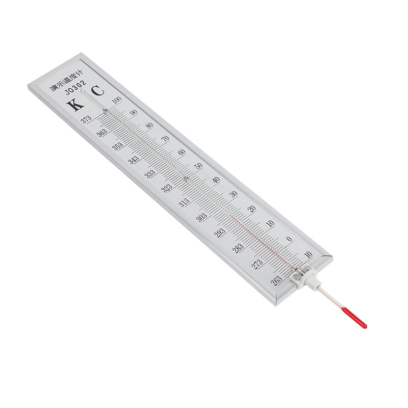 Junior high school teaching instrument demonstration thermometer -10~100 ℃ red line thermometer ground like physical equipment