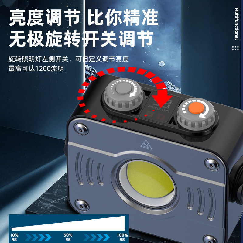 Outdoor lighting camping tent lights super bright high lumen camping lights multi-functional cob work lights auto repair emergency