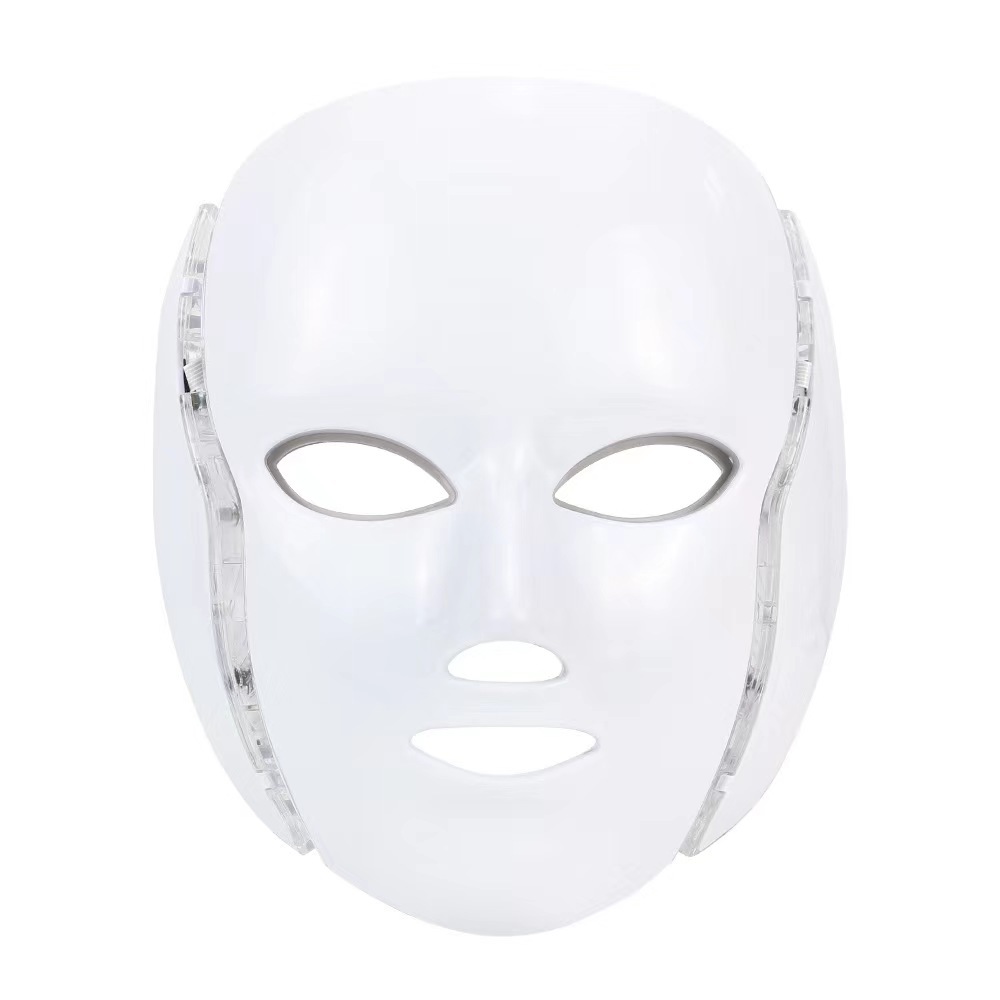 Foreign Trade Cross-Border Beauty Salon Skin Care Equipment Photon Rejuvenation Light Therapy with Neck Mask Led Beauty Device Face Mask