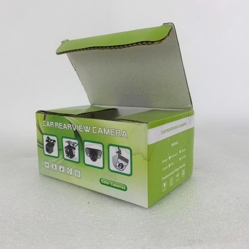 Spot Car Camera Packaging Box Electronic Products Flip Carton Car Rearview Mirror Accessories Cardboard Box Wholesale