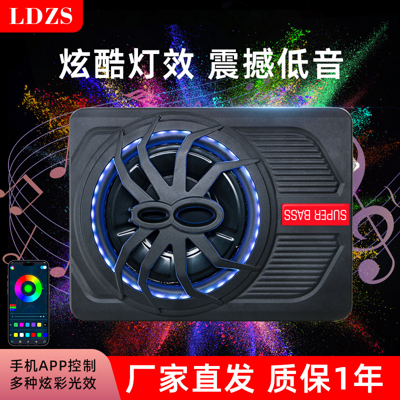 Ультратонкий автомобильный аудио супер сабвуфер модифицированный 12V активный сабвуфер 10 дюймов