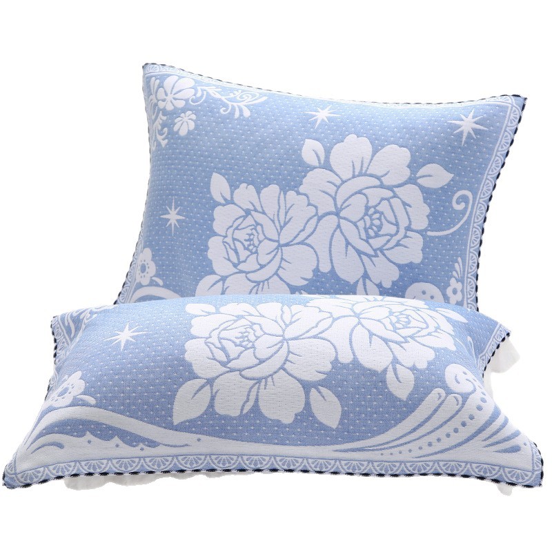 Pillow Cover, Comfortable Gauze Adult Pillow Cover, Breathable Pillow Cover, Non-Slip, Non-Falling Pillow Cover, Manufacturer Wholesale