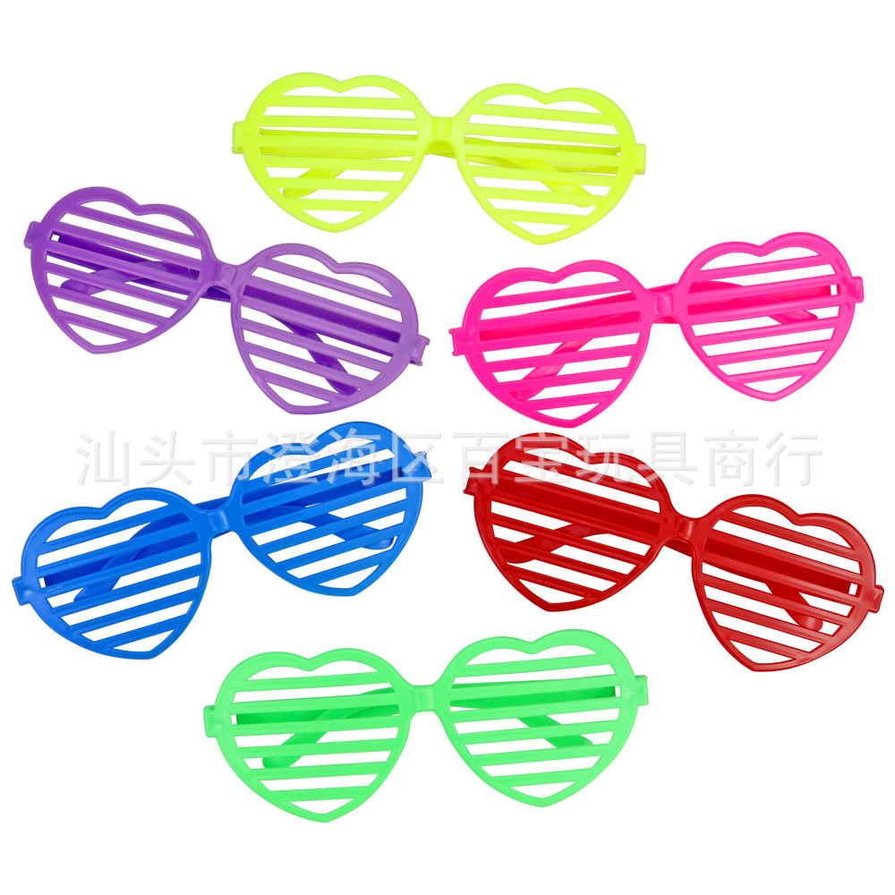 Детские очки ко Дню святого Валентина в форме сердца, игрушечный подарок, очки в форме сердца