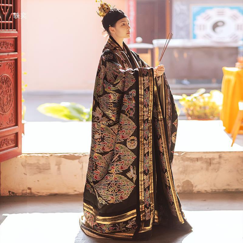 Yixiao Taoist High-Collared Robe, Taoist Robe, Red Kimono, Class Robe, Qingjing Robe, Other Consultation Customer Service