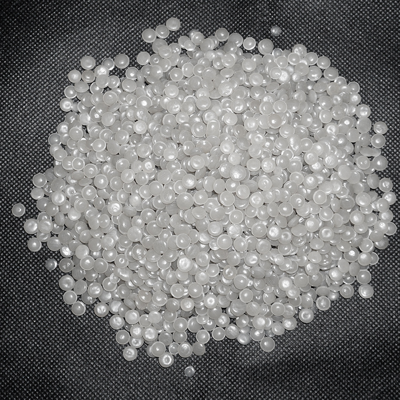 Manufacturer Supplies Pe Recycled Granules Wholesale White Crushed Material Ldpe Injection Molding Plastic Low-Pressure Blown Film Hdpe Recycled Material