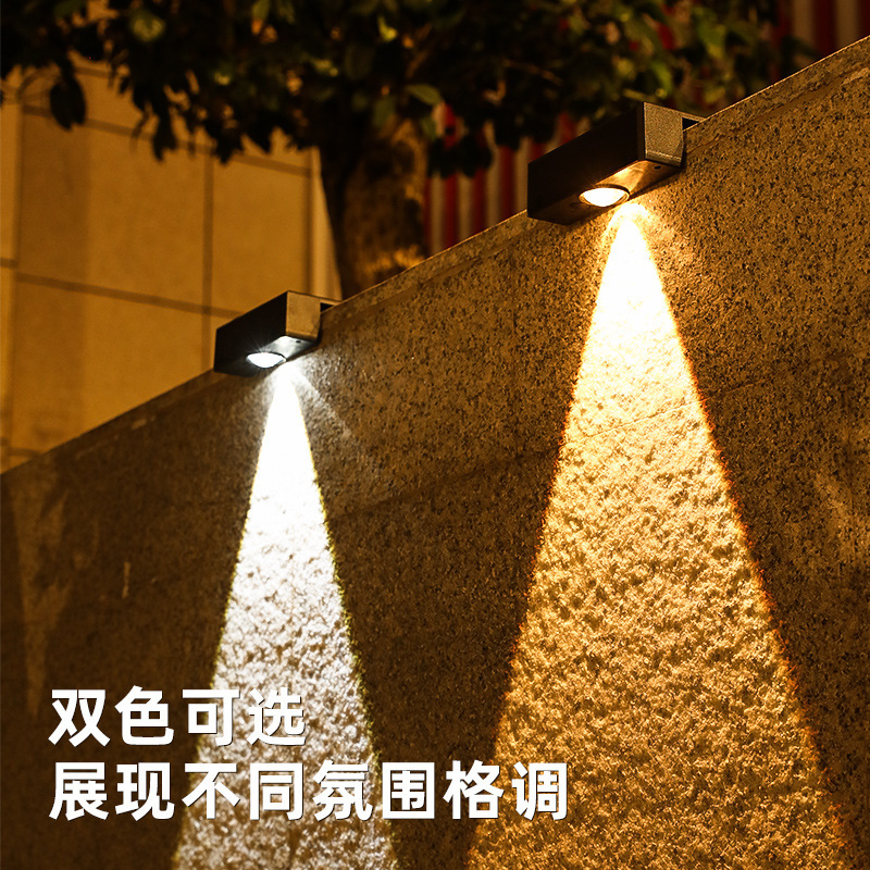 Solar Lights, Outdoor Garden Lights, Home Lighting, Wall Lights, Balcony Fence Spotlights, Garden Atmosphere Wall Washers, Waterproof