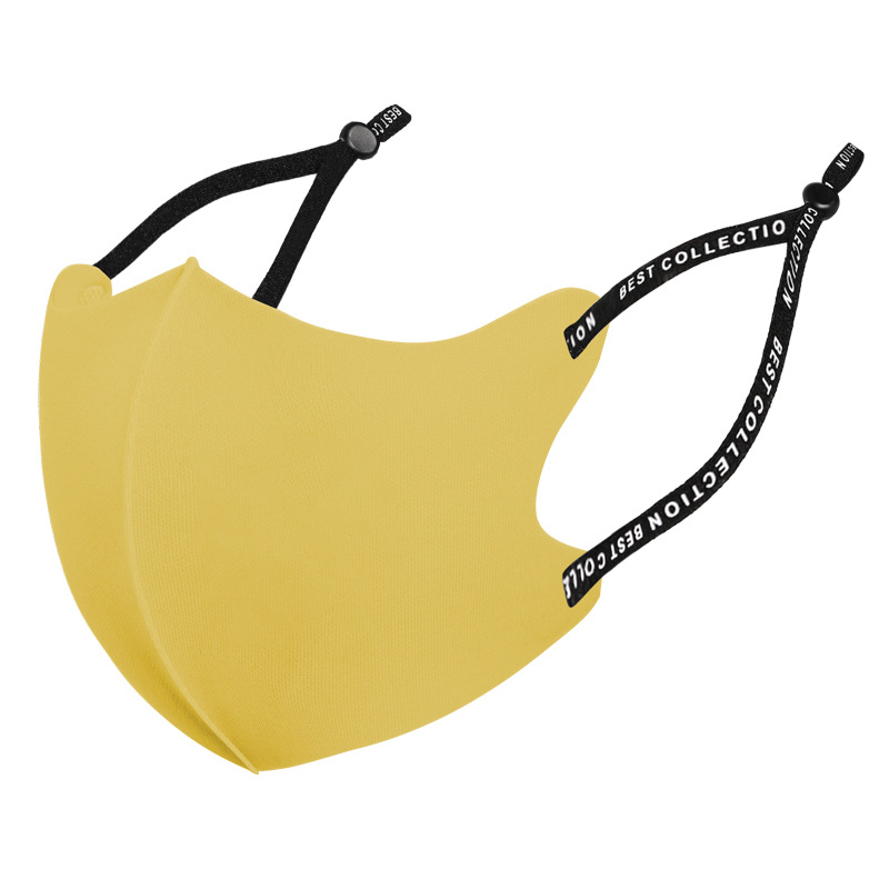 Children's knitted mask wholesale dustproof Ice Silk Cotton black female spring and summer sun protection anti-haze breathable washable adjustable