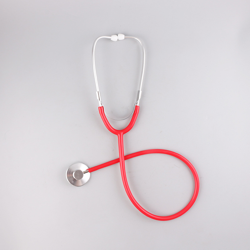 Single-head stethoscope for hospital use for measuring blood pressure and listening to fetal heart rate Special aluminum single-head stethoscope for home use