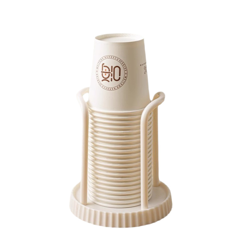 Disposable Cup Holder Water Dispenser Paper Cup Storage Rack Milk Tea Coffee Shop Bar Home Kitchen Cup Taker