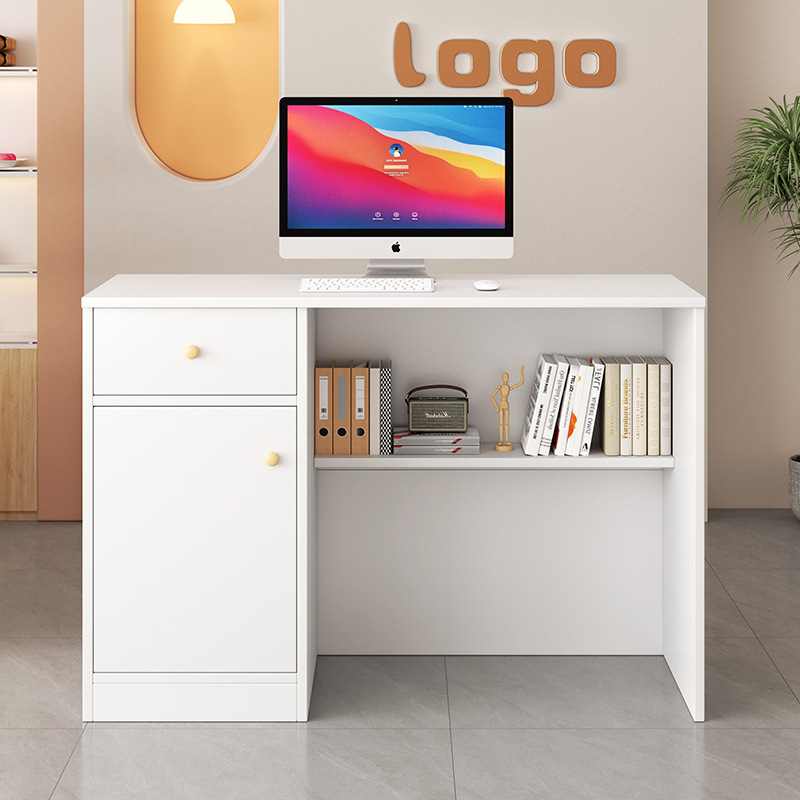 Simple Clothing Store Commercial Bar Cashier Beauty Salon Front Desk Reception Desk Women's Clothing Store Small Counter Table