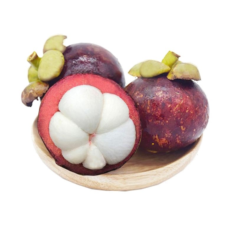 Authentic Thai Mangosteen Imported from Thailand, Fresh 6A Large Bamboo Fruit, Suitable for Pregnant Women, Free Shipping Via Sf Express, Whole Box of 5 Pounds