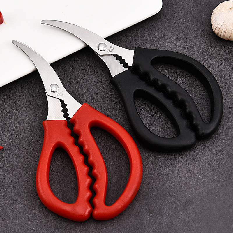Ножницы из нержавеющей стали для морепродуктов, ножницы для крабов, ножницы для креветок, производители Янцзян, кухонные ножницы, бытовые ножницы