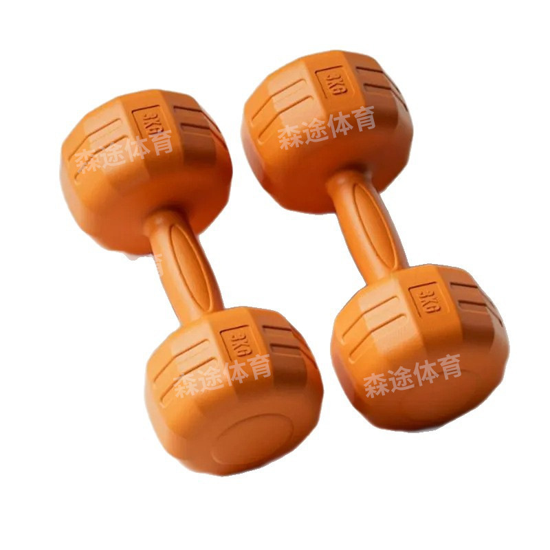 Household Dumbbell Fitness Equipment Integrated Rubber-Coated Cement Dumbbells for Men and Women to Increase Muscle for Children Yoga Dumbbells for Home Fitness