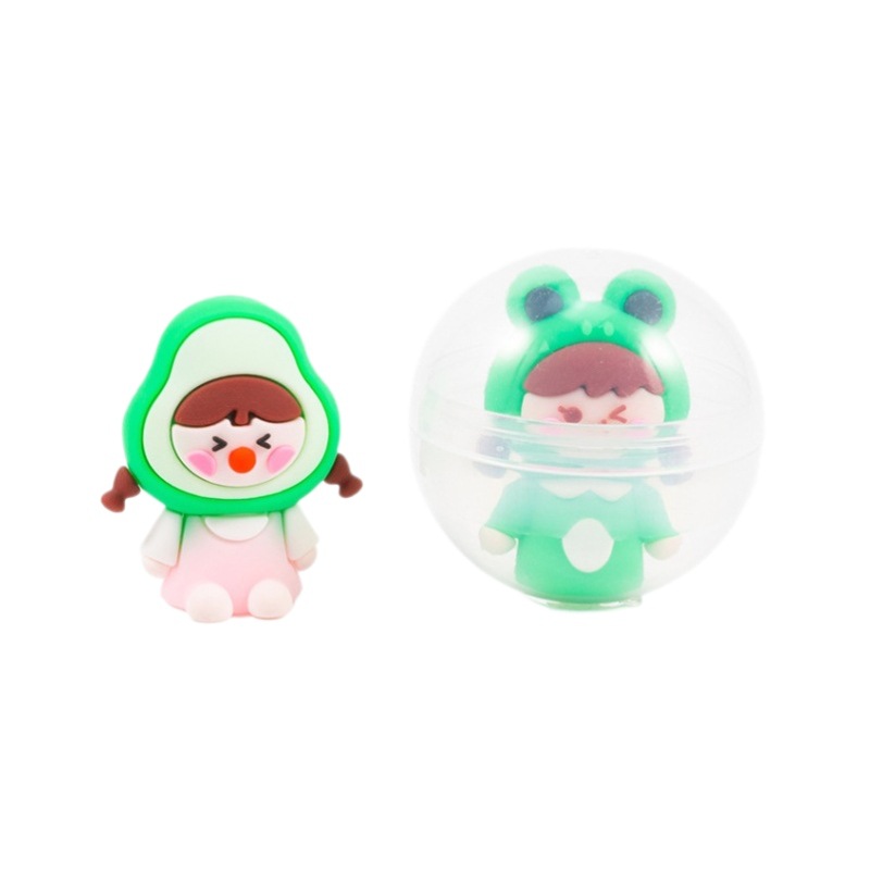 45mm pencil head doll twisted egg 4.5cm small size twisted egg ball 2 yuan twisted egg machine ball candy machine blind box toy egg