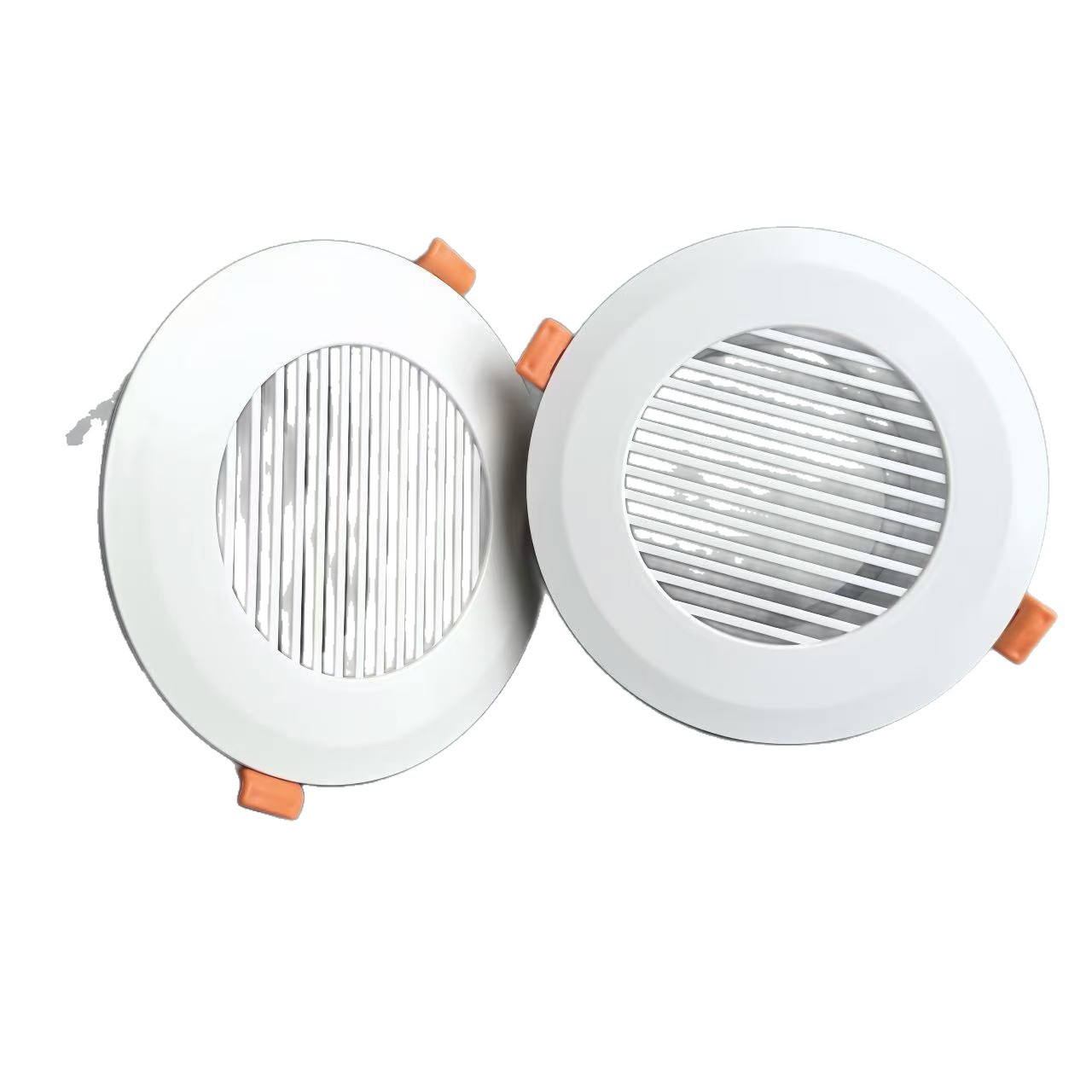 Central Air Conditioning Indoor Round Straight Louver Air Outlet Fresh Air System Ultra-Thin Decorative Cover Return Air Outlet