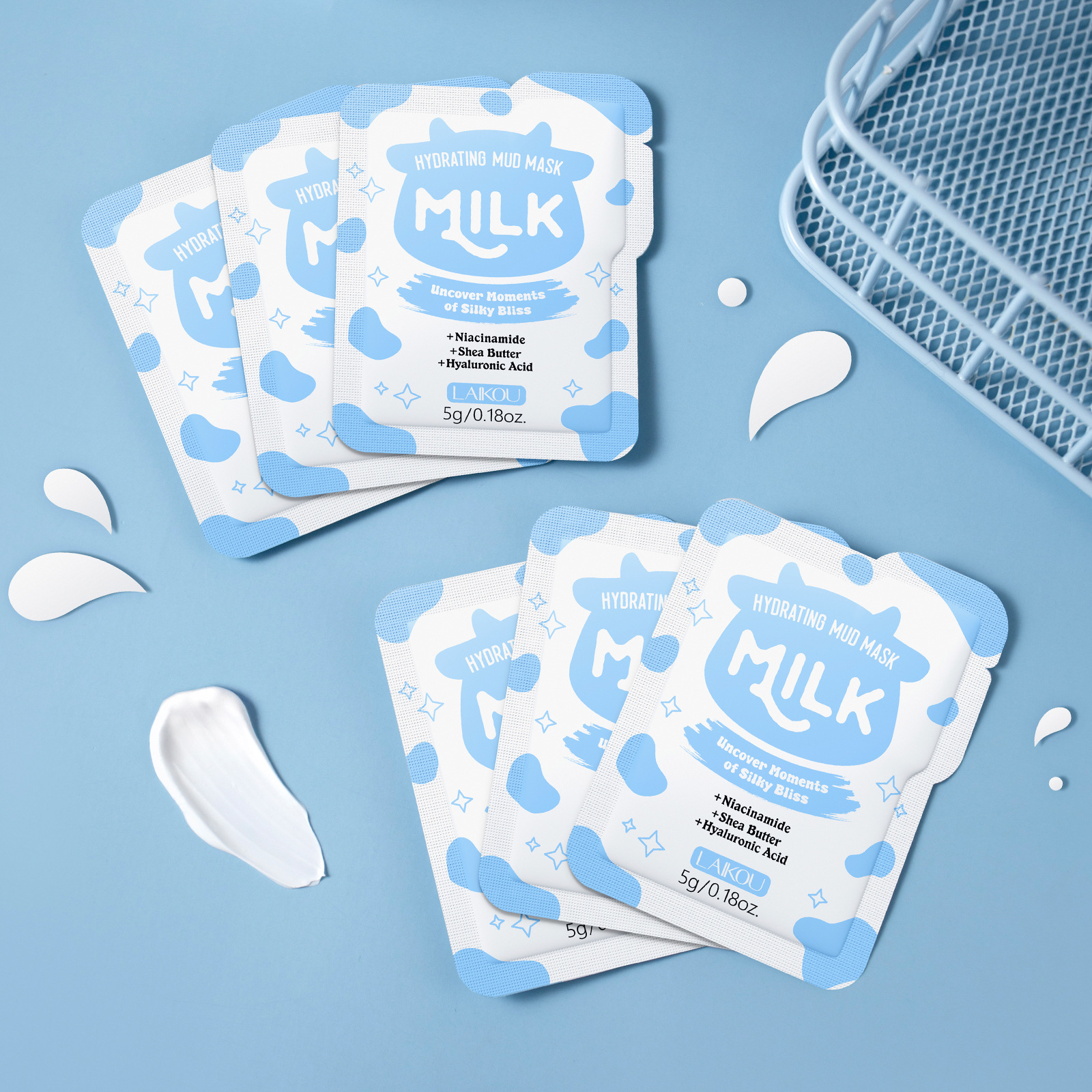 Laiko молочная увлажняющая грязевая маска 1 шт 5г