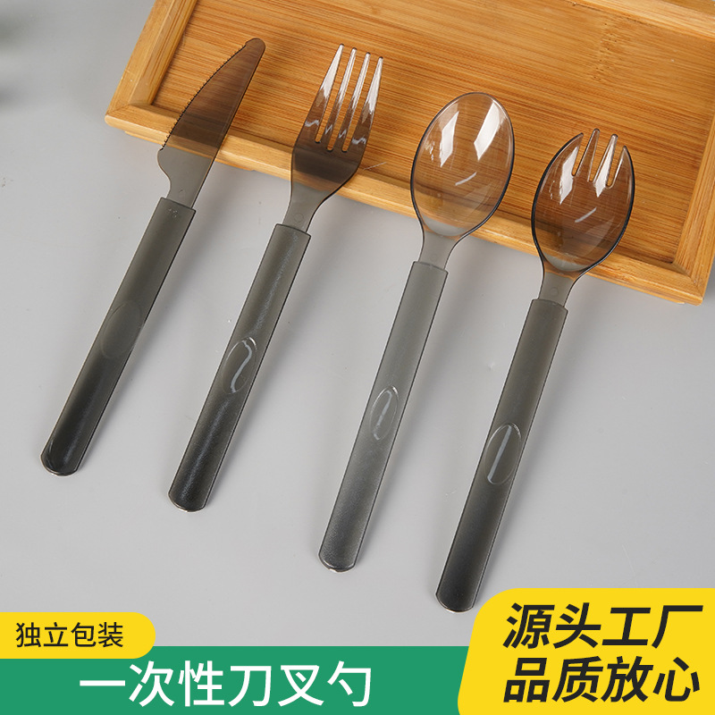 Одноразовая ложка, отдельная упаковка, утолщенная, для западной кухни