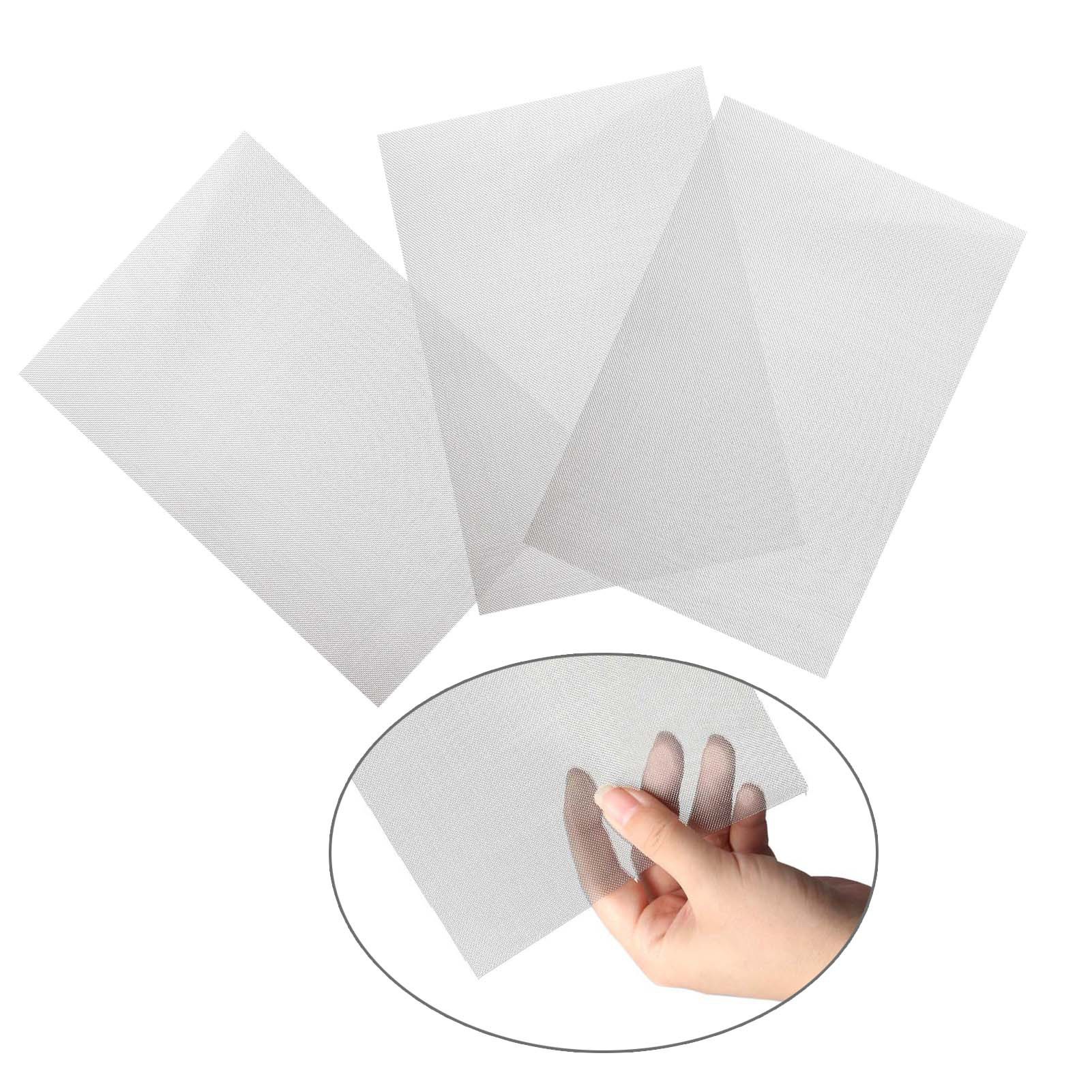 3 Sheets of Stainless Steel Repair Mesh for Car Bumper Repair Machine Welding Plastic Hole Crack Repair Mesh