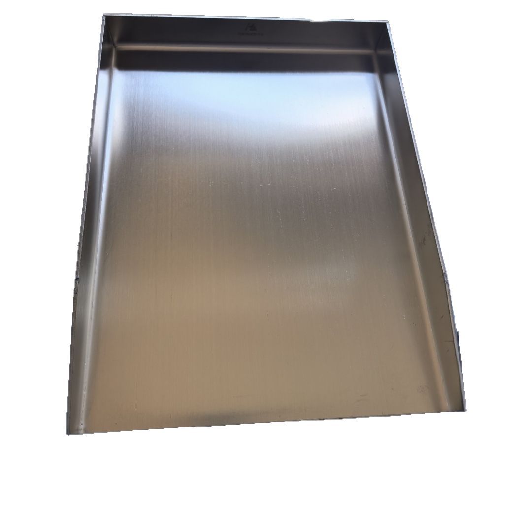 Stainless Steel Barbecue Plate 304 Imported Stainless Steel Grill Pan Outdoor Camping Barbecue Plate Thick Food Grade 40*30cm