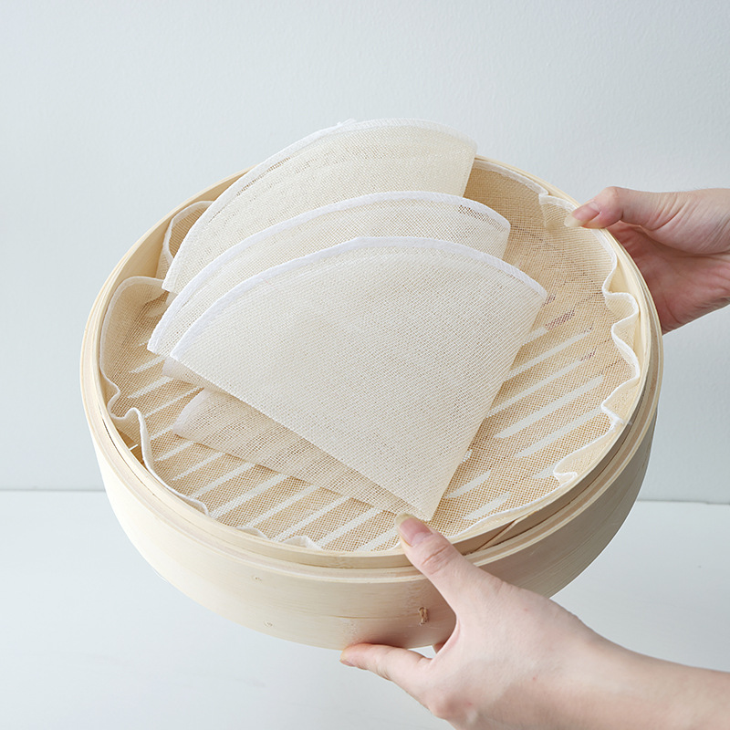 Wholesale steamer cloth steamed bread steamed rice cloth household commercial round bun drawer cloth bean bag cloth tofu cloth manufacturers