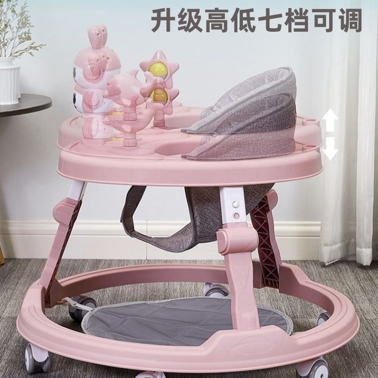 Foreign trade walker baby multi-function anti-rollover trolley baby can sit and push to learn to drive starting car wholesale