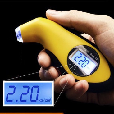 Автомобильный манометр для шин с цифровым дисплеем, высокоточный, с подсветкой