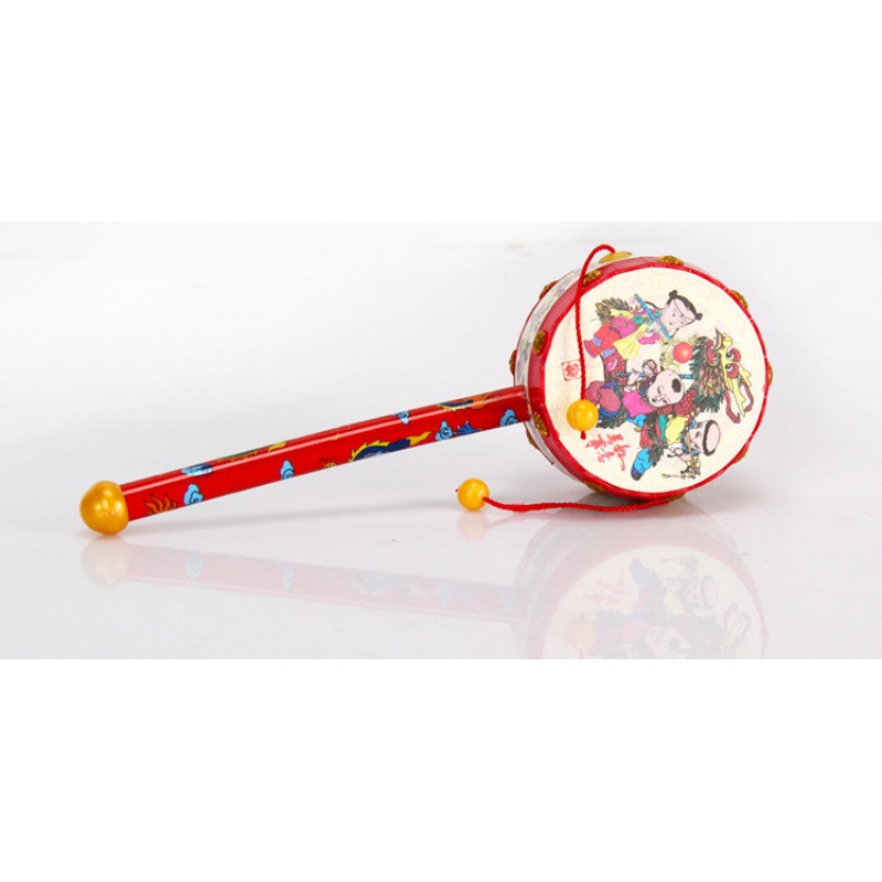 Children's auspicious plastic rattle small rattle baby hand rattle traditional toys wholesale