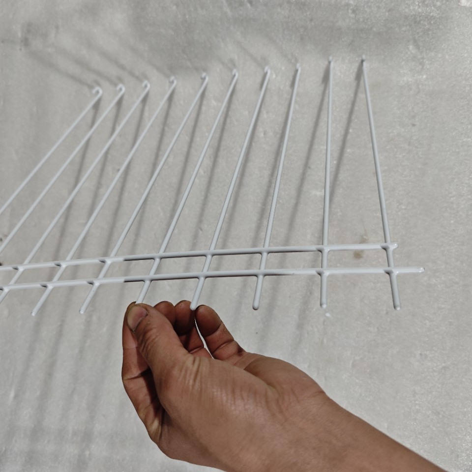 S Stainless Steel Barbecue Mesh with Feet 304 Mesh Thickened Rectangular Mesh Barbecue Mesh Grill Mesh Dipped in Plastic Processing