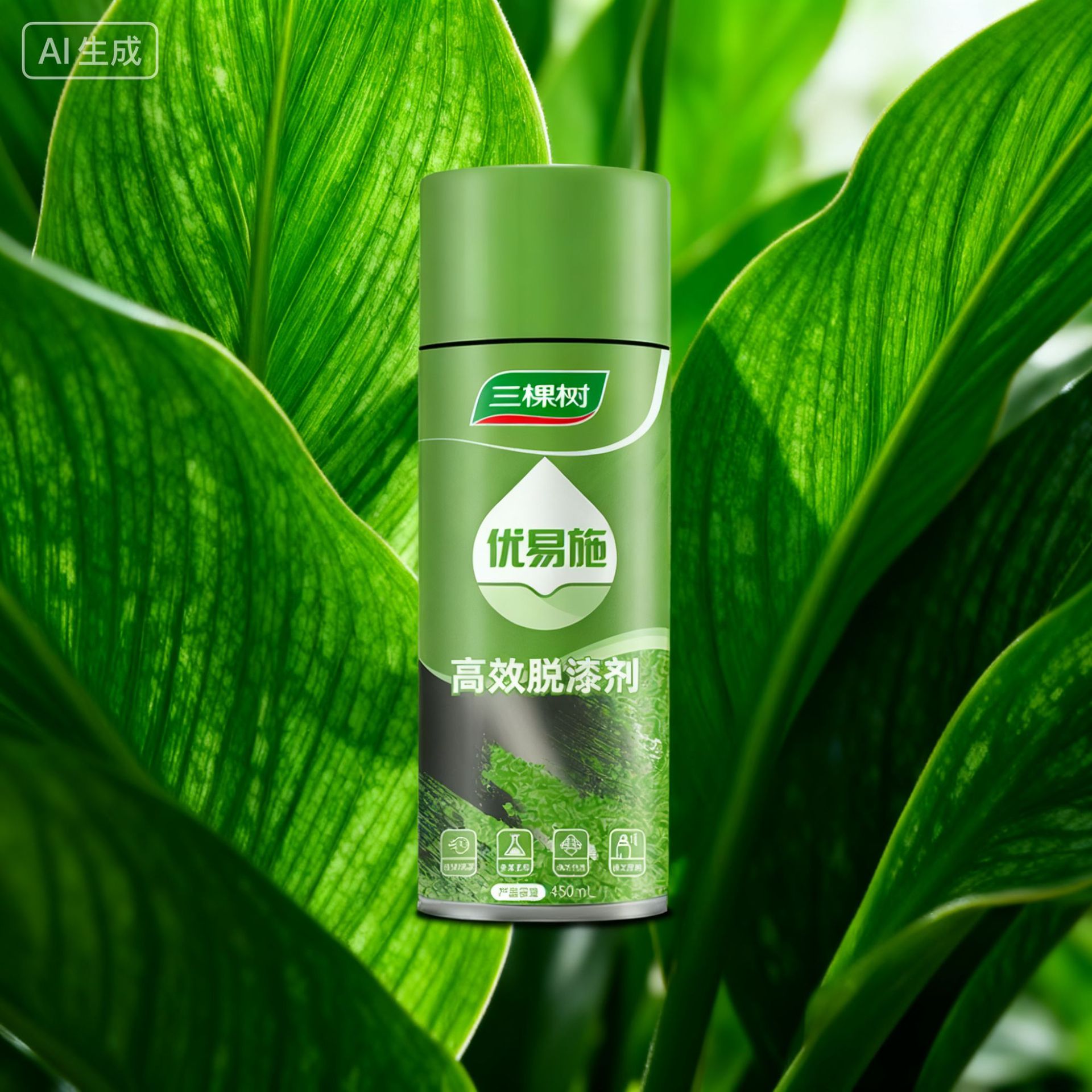 Three Trees Yiyoushi High-Efficiency Paint Remover Wood Furniture Paint Cleaning Metal Plastic Remover Paint Remover Paint Melting Agent