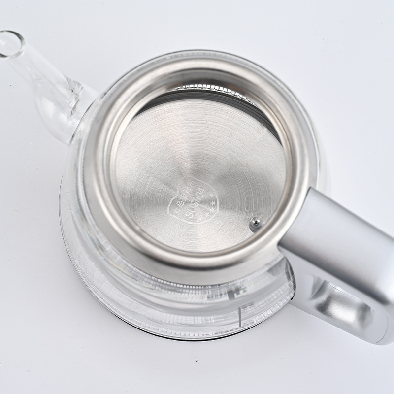 Source Factory Handle Electric Kettle Glass Tea Insulation Double Stove Double Kettle Three-In-One Set