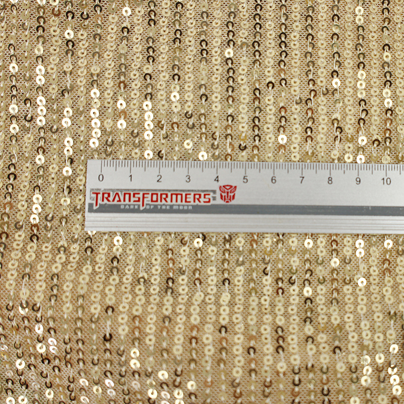 60 colors in stock supply 3mm straight sequined embroidery elastic mesh beads embroidered cloth stage wear fabric