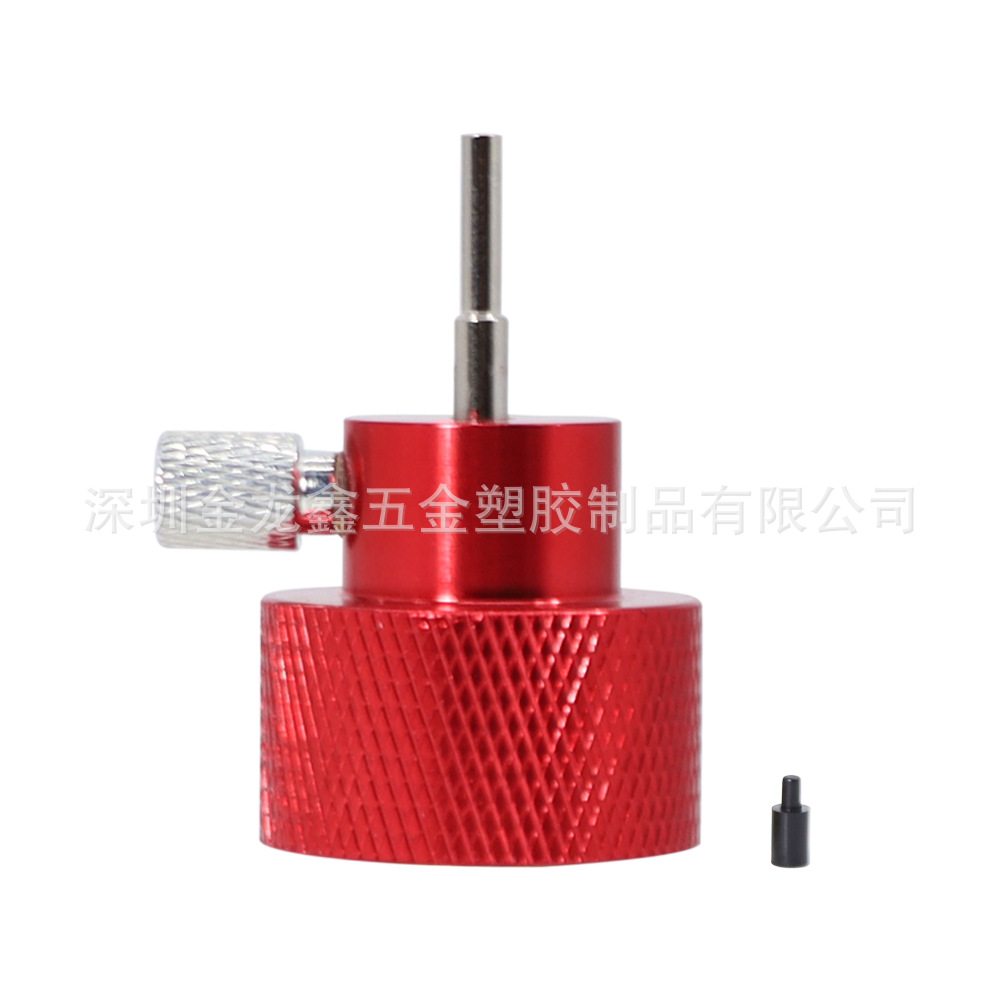 Cross-Border New Upgraded Integrated Red Propane Connector Gas Cylinder Inflation Valve Af Inflation Connector with Deflation Function