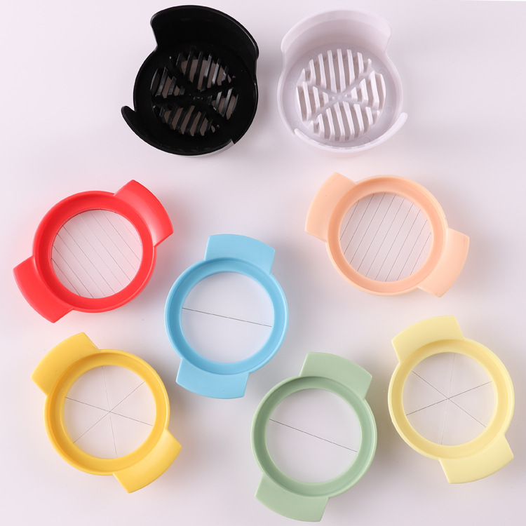 Manufacturer's Ready-Made Japanese Egg Slicer Three-In-One Egg Slicer Stainless Steel Wire Cutting Divider Gadget