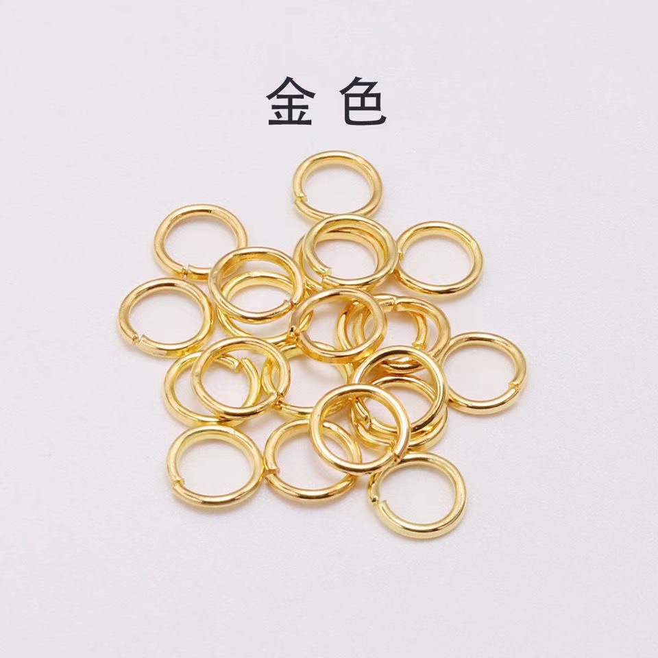 High quality open ring bulk wholesale diy jewelry accessories open closed circle iron ring necklace bracelet connection ring