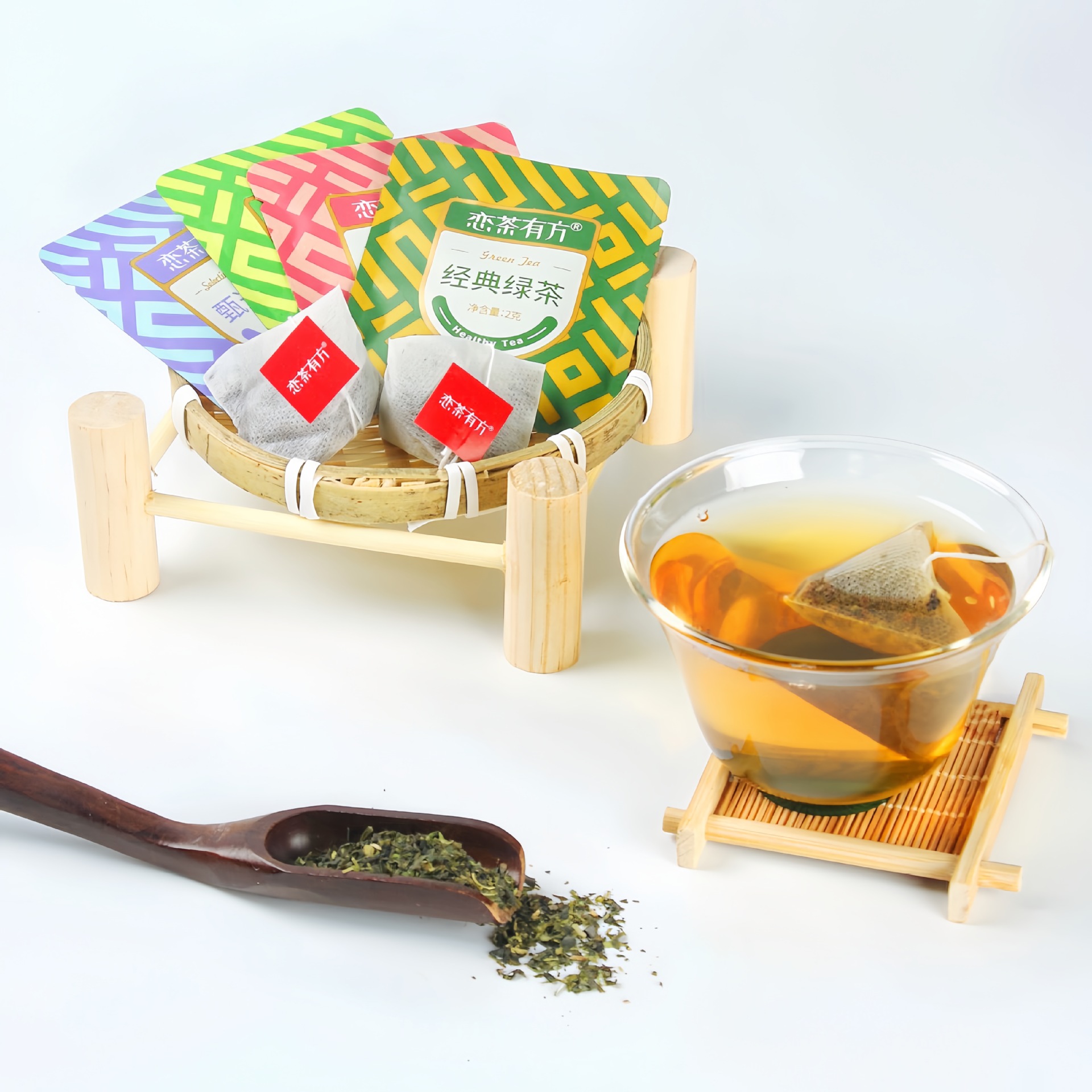 Hotel Tea Bag Catering Green Tea Bag Tea Room Disposable Jasmine Tea Independent Small Packaging Black Tea Commercial 2g