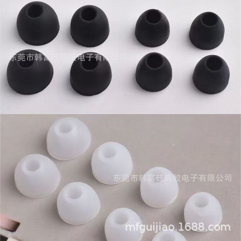 Suitable for Xiaomi Bluetooth Headset Ring Iron Headphone Ear Cap 1More Piston Headphone Plug Cover Silicone Headphone Plug
