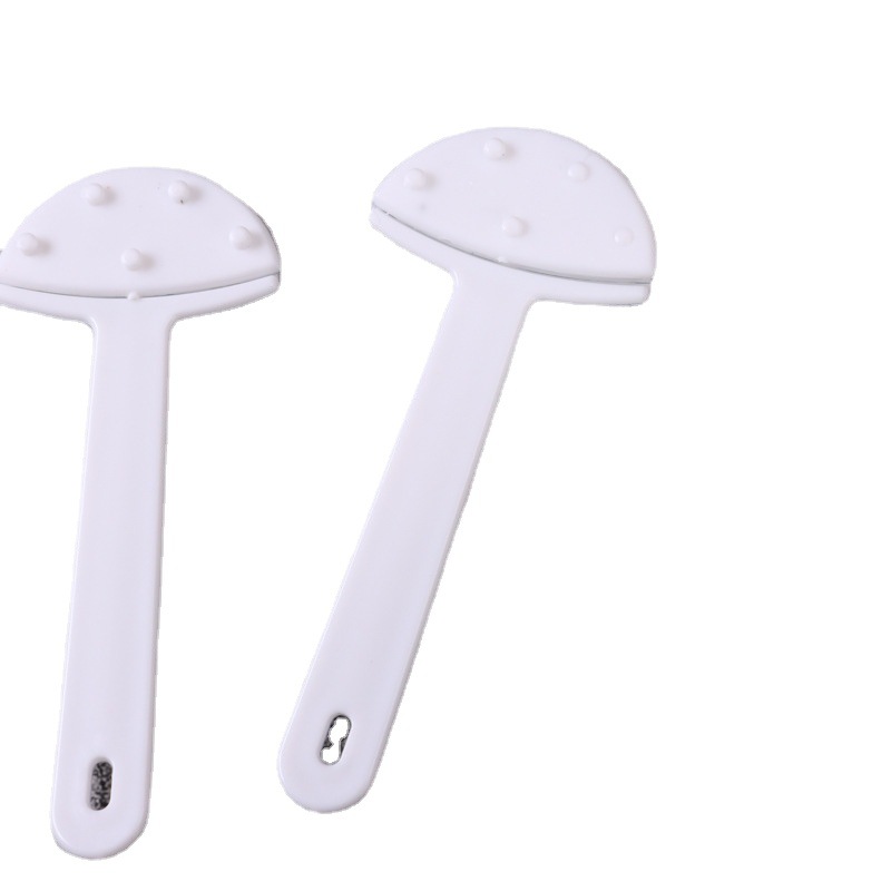 Spot transparent advertising fan advertising gifts school corporate publicity training pp plastic fan wholesale