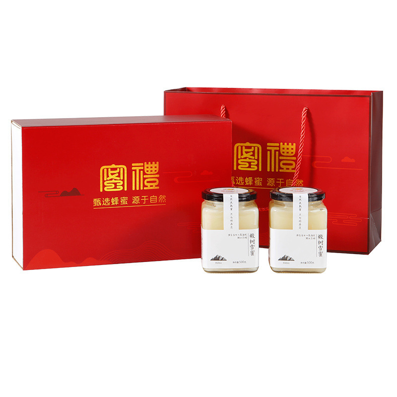 Wholesale Gift Box of Native Honey from Changbai Mountain Black Bees and Linden Tree Snow Honey for Mid-Autumn Festival and New Year Celebrations