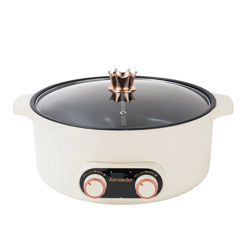 Yuanyang Electric Hot Pot Household Multifunctional Electric Pot 7L Large Capacity Integrated Dormitory Non-stick Electric Pot Gift Wholesale