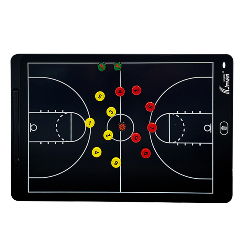 15 inch basketball football magnetic attraction tactical board electronic LCD screen writing board professional game coach teaching explanation board