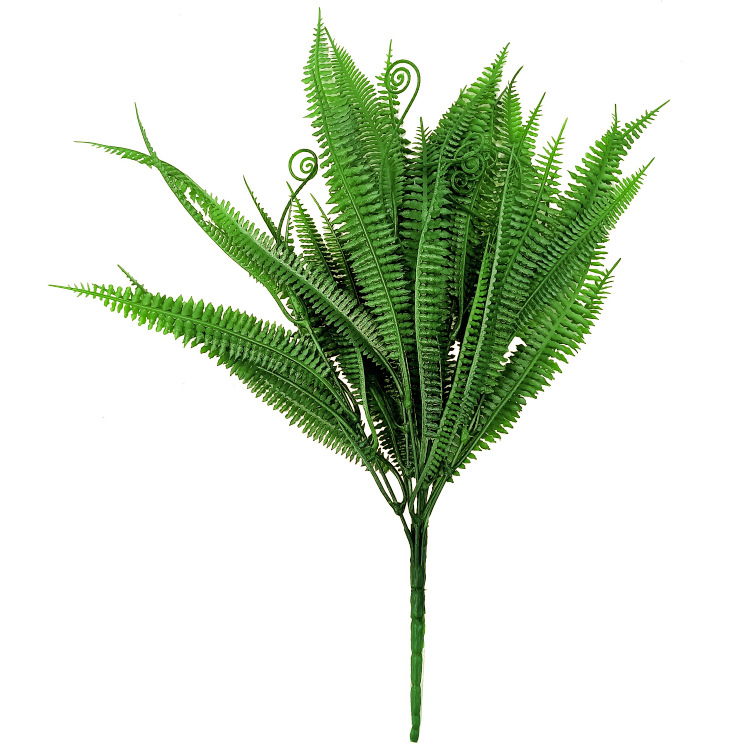 Nordic 7 Fork Simulation Persian Leaf Matching Material Simulation Flower Fern Leaf Bundle Home Wedding Decoration Green Plant Bonsai Decoration