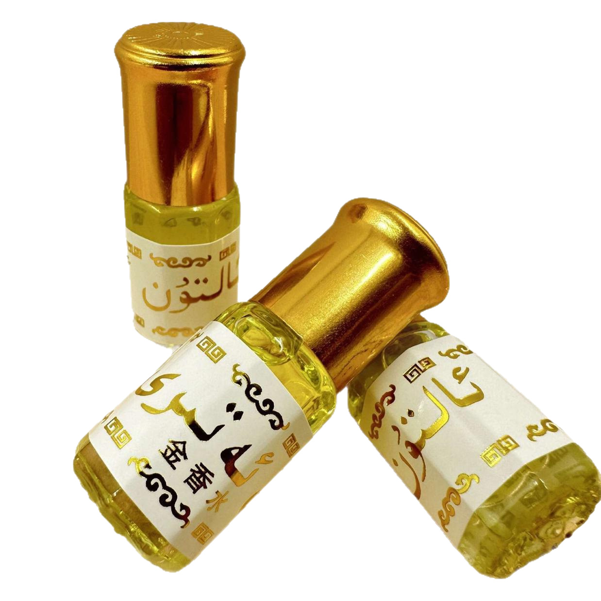 Pakistani Gold Perfume Non-Alcoholic Roller Ball High Purity Long-Lasting Fragrance Hui Roller Ball Women's Small Perfume