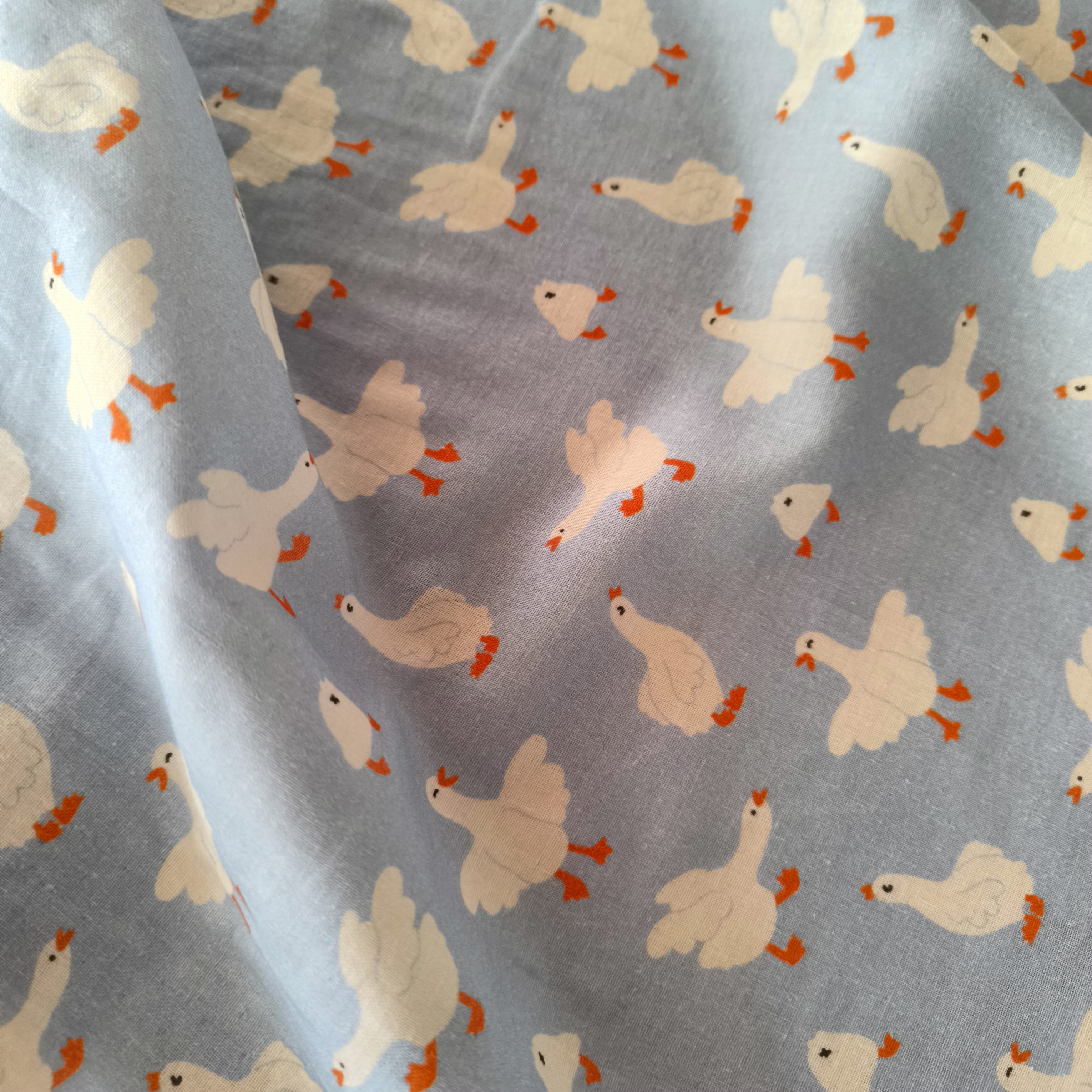 Класс A хлопок двойной слой пряжа большой гусиной ткани DIY детская одежда детская одежда женское платье пижамы домашняя одежда ткань лето