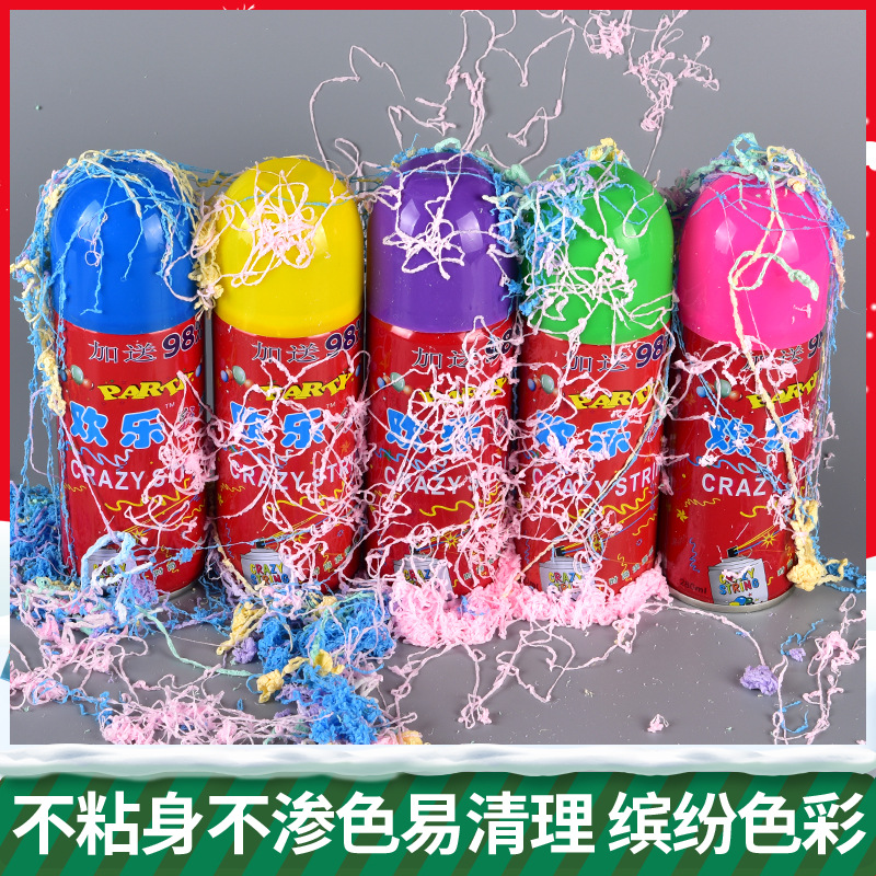 White snow simulation Snowflake a generation of snow ribbon handheld spray spray Christmas wedding factory outlet