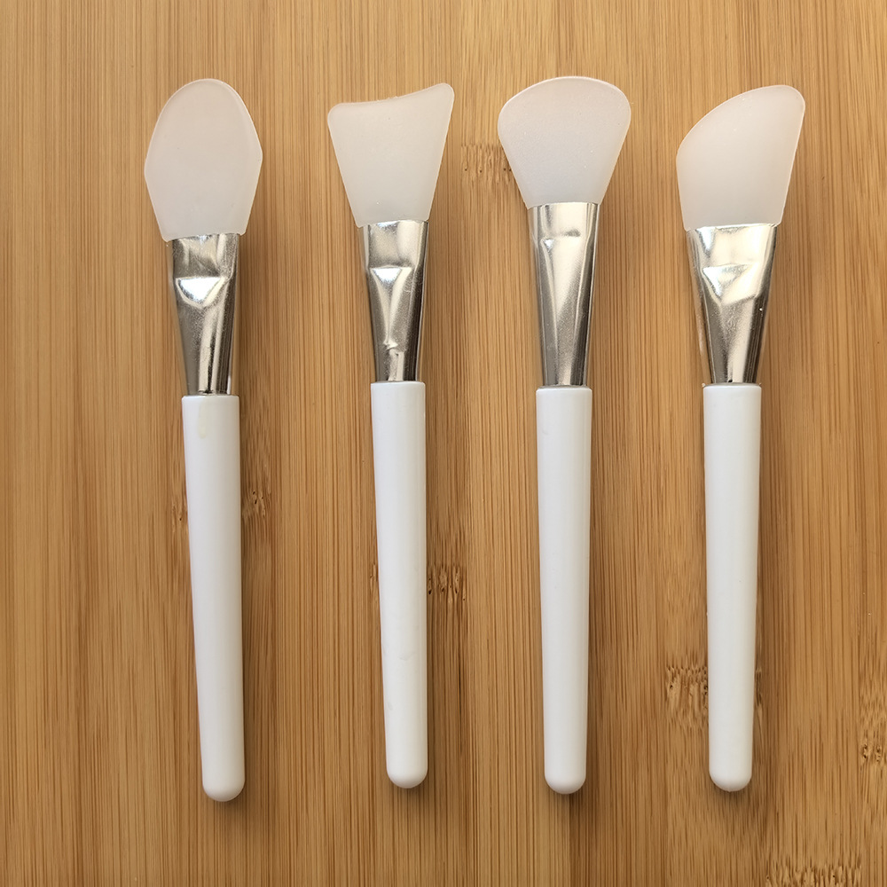 White Pole Pink Pole Soft Hair Mask Brush Silicone Mask Brush Cosmetic Brush Cosmetic Brush Mask Smear Brush