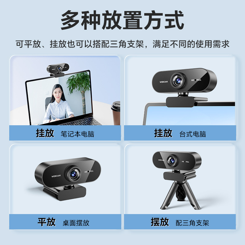 1080P SD Online Class Camera usb Plug and Play Desktop Notebook Universal HD Computer Camera
