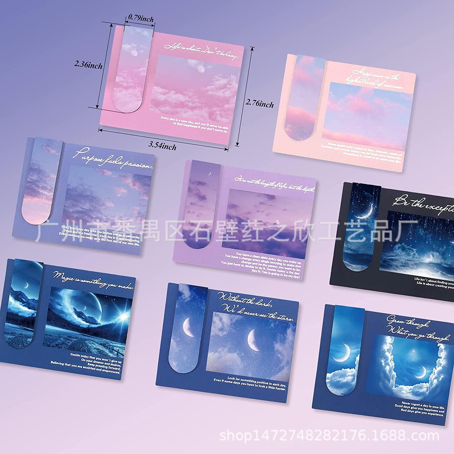 The Popular Amazon Magnetic Bookmark Folded in Half, Soft Magnetic Bookmark Can Be Designed for Free, Various Styles of Cultural and Creative Bookmarks