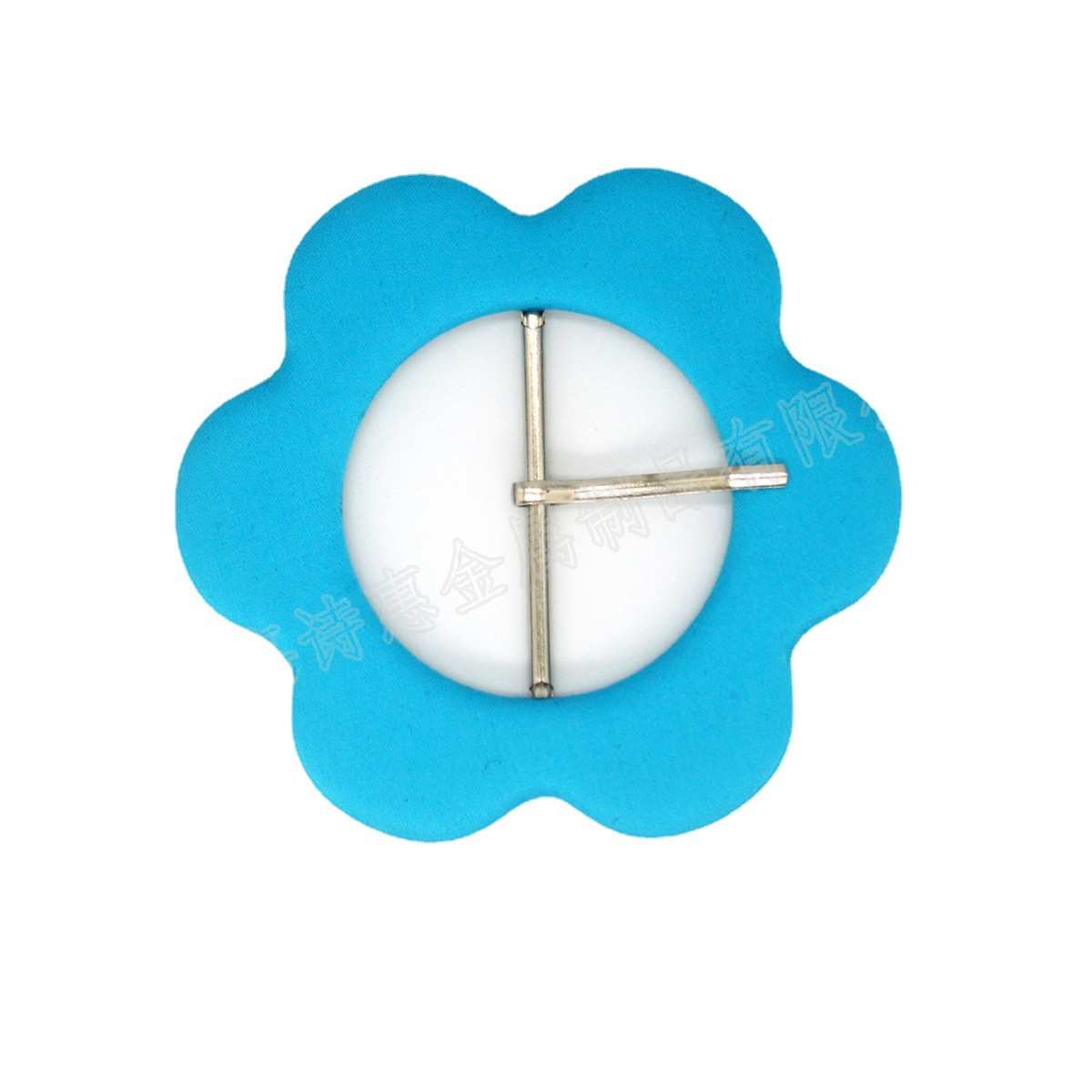 Many years of strength manufacturers direct supply cloth bag buckle ladies belt buckle head to do goods plum blossom type cloth buckle