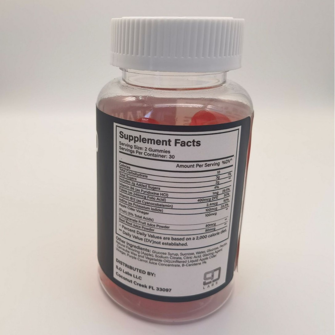 Cross-Border Amazon Tk Apple Gummies Men's Dietary Supplement/Apple Gummies Spot Source Factory